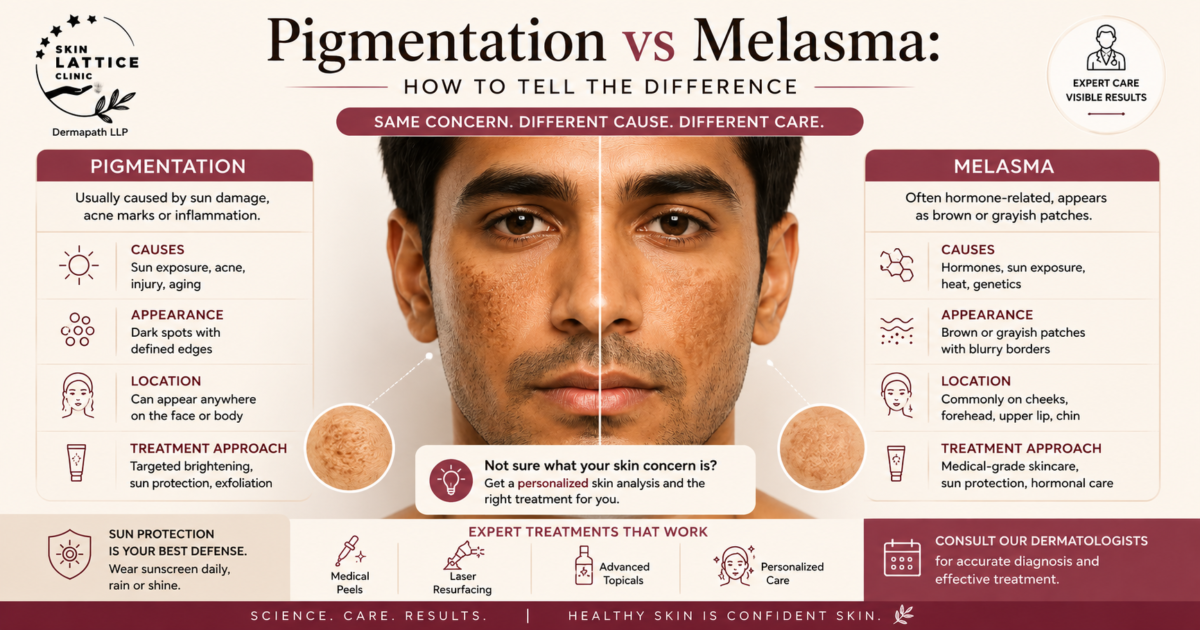 Pigmentation vs. Melasma
